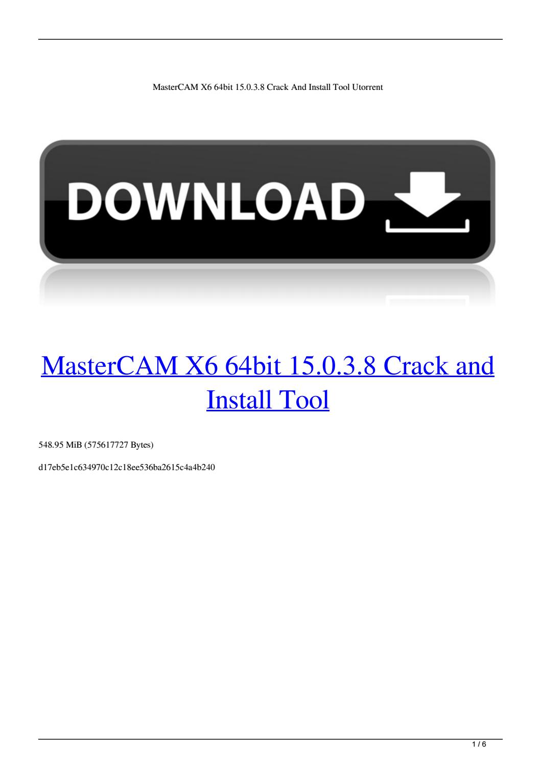 download mastercam 2021 full crack