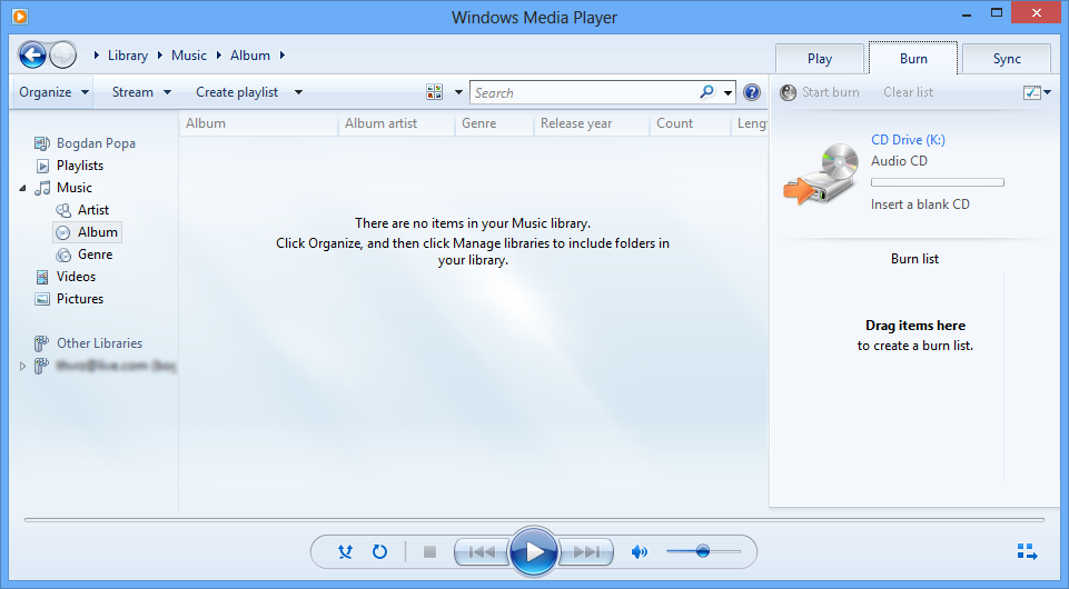 Install Media Player Windows 8